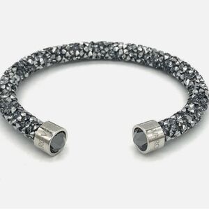 Swarovski Silver Crystal Bangle Bracelet